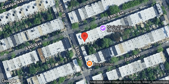 Aerial map of 60-04 69 AVENUE, Queens