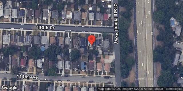 Aerial map of 227-58 113 DRIVE, Queens
