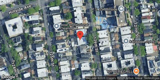 Aerial map of 86-28 126 STREET, Queens