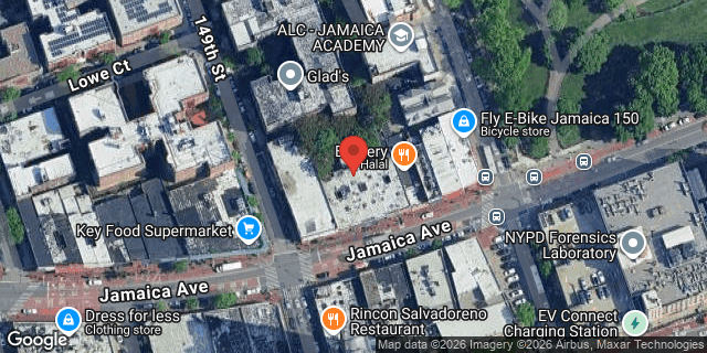 Aerial map of 149-13 JAMAICA AVENUE, Queens