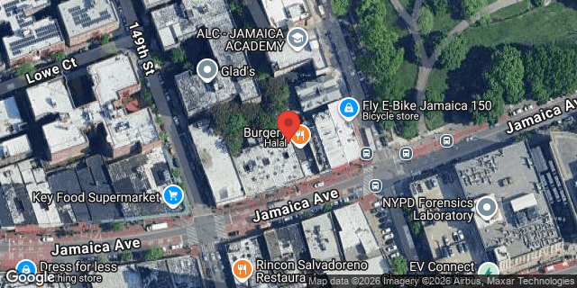 Aerial map of 149-19 JAMAICA AVENUE, Queens