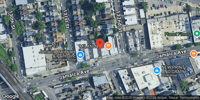 Aerial map of 131-11 JAMAICA AVENUE, Queens