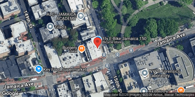 Aerial map of 149-27 JAMAICA AVENUE, Queens