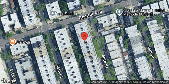 Aerial map of 71-12 66 STREET, Queens