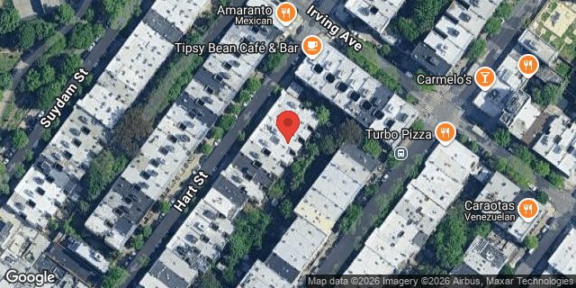 Aerial map of 870 HART STREET, Brooklyn