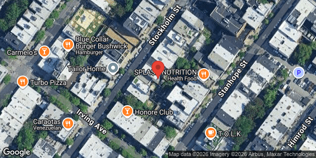 Aerial map of 296 STOCKHOLM STREET, Brooklyn