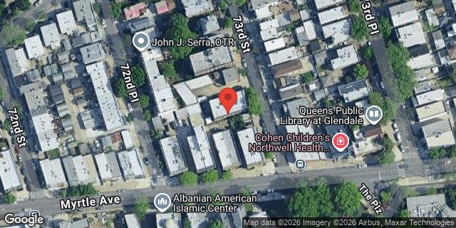 Aerial map of 72-48 73 STREET, Queens