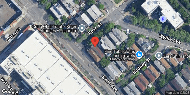 Aerial map of 24 ROSS STREET, Brooklyn