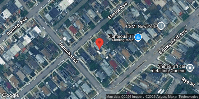 Aerial map of 186-10 ELMIRA AVENUE, Queens