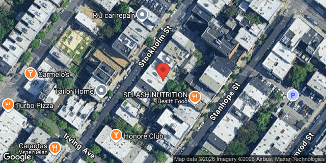 Aerial map of 302 STOCKHOLM STREET, Brooklyn