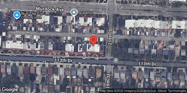 Aerial map of 216-57 113 DRIVE, Queens
