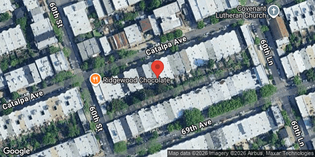 Aerial map of 60-20 CATALPA AVENUE, Queens