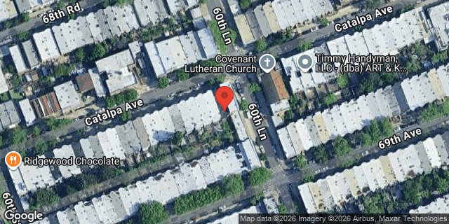 Aerial map of 60-48 CATALPA AVENUE, Queens