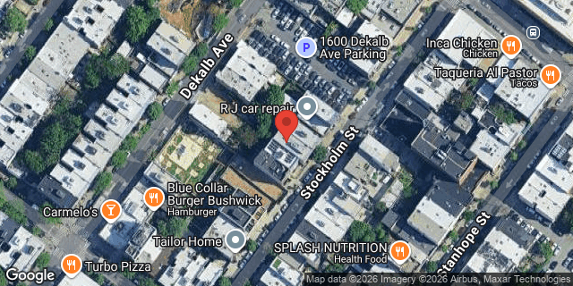 Aerial map of 307 STOCKHOLM STREET, Brooklyn