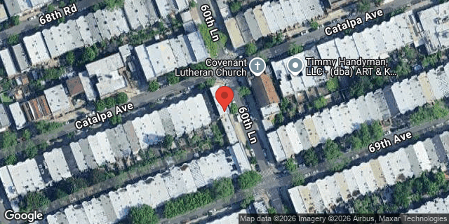 Aerial map of 60-50 CATALPA AVENUE, Queens