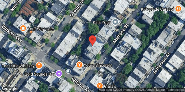 Aerial map of 315 MELROSE STREET, Brooklyn