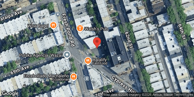 Aerial map of 69-03 CYPRESS HILLS STREET, Queens