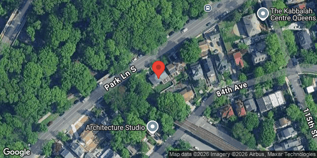 Aerial map of 112-44 PARK LANE SOUTH, Queens