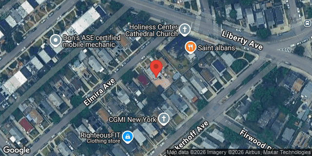 Aerial map of 186-46 ELMIRA AVENUE, Queens