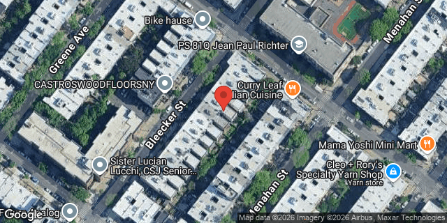 Aerial map of 434 BLEECKER STREET, Brooklyn