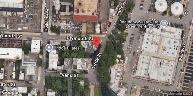Aerial map of 334 PLYMOUTH STREET, Brooklyn