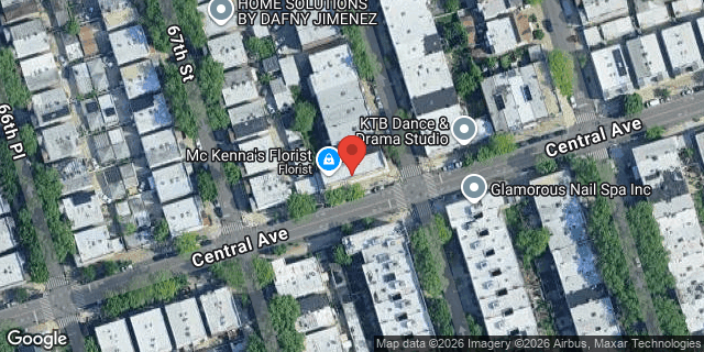 Aerial map of 70-46 67 PLACE, Queens