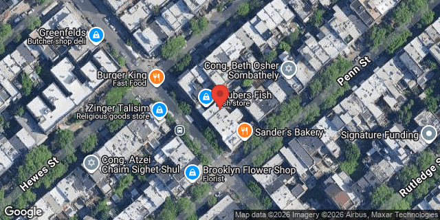 Aerial map of 151 LEE AVENUE, Brooklyn