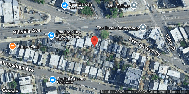 Aerial map of 132-26 KEW GARDENS ROAD, Queens