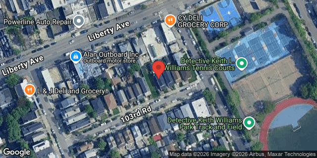 Aerial map of 171-31 103 ROAD, Queens