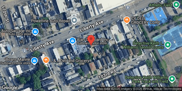 Aerial map of 171-20 LIBERTY AVENUE, Queens