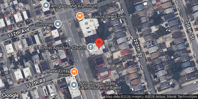 Aerial map of 112-17 FRANCIS LEWIS BLVD, Queens