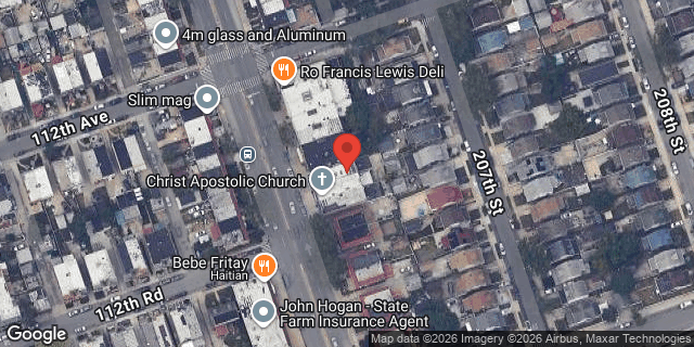 Aerial map of 112-15 FRANCIS LEWIS BLVD, Queens