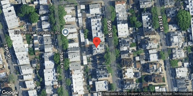 Aerial map of 78-52 80 STREET, Queens