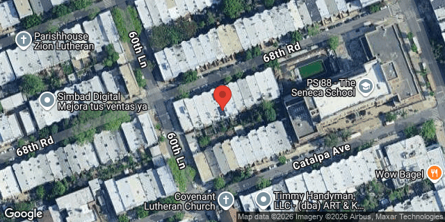 Aerial map of 60-58 68 ROAD, Queens