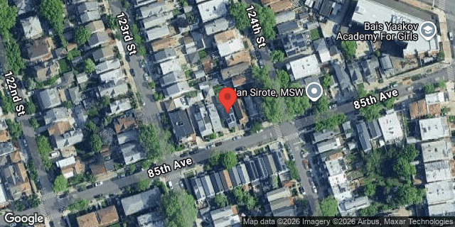 Aerial map of 123-11 85 AVENUE, Queens