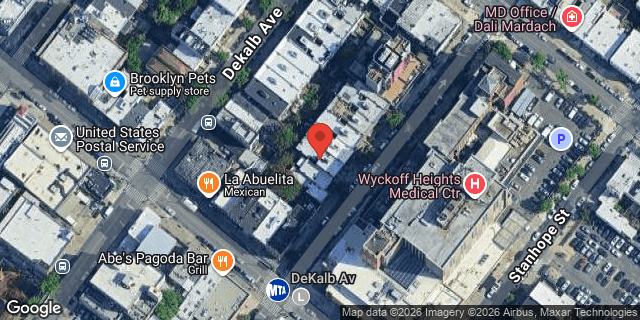 Aerial map of 355 STOCKHOLM STREET, Brooklyn