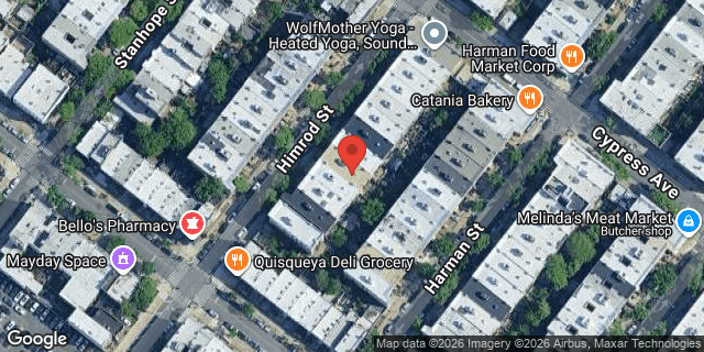 Aerial map of 426 HIMROD STREET, Brooklyn