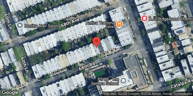 Aerial map of 60-81 68 ROAD, Queens