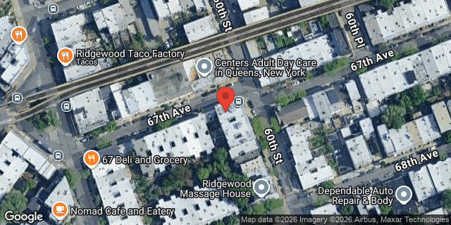 Aerial map of 67-02 60 STREET, Queens