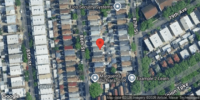 Aerial map of 78-39 86 STREET, Queens