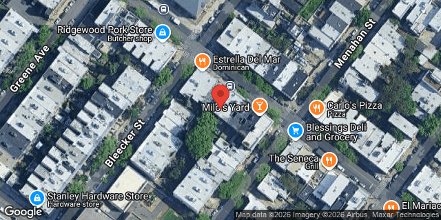 Aerial map of 558 SENECA AVENUE, Queens