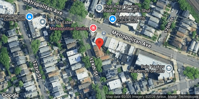 Aerial map of 84-15 124 STREET, Queens