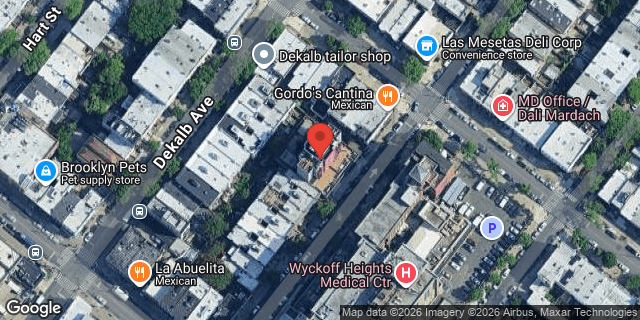 Aerial map of 371 STOCKHOLM STREET, Brooklyn