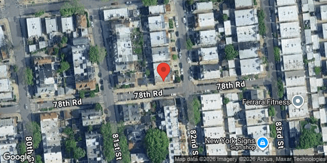 Aerial map of 78-22 82 STREET, Queens