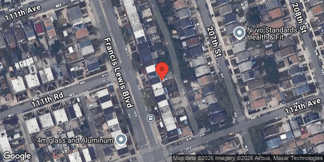 Aerial map of 111-31 FRANCIS LEWIS BLVD, Queens