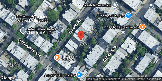 Aerial map of 18-68 LINDEN STREET, Queens