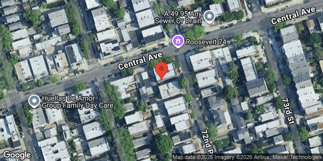 Aerial map of 71-04 72 PLACE, Queens