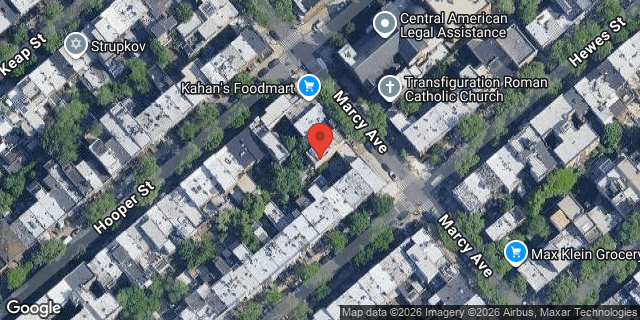 Aerial map of 276 MARCY AVENUE, Brooklyn