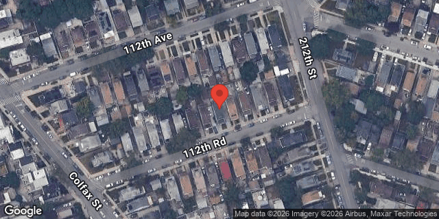 Aerial map of 209-51 112 ROAD, Queens