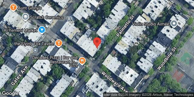 Aerial map of 689 WOODWARD AVENUE, Queens